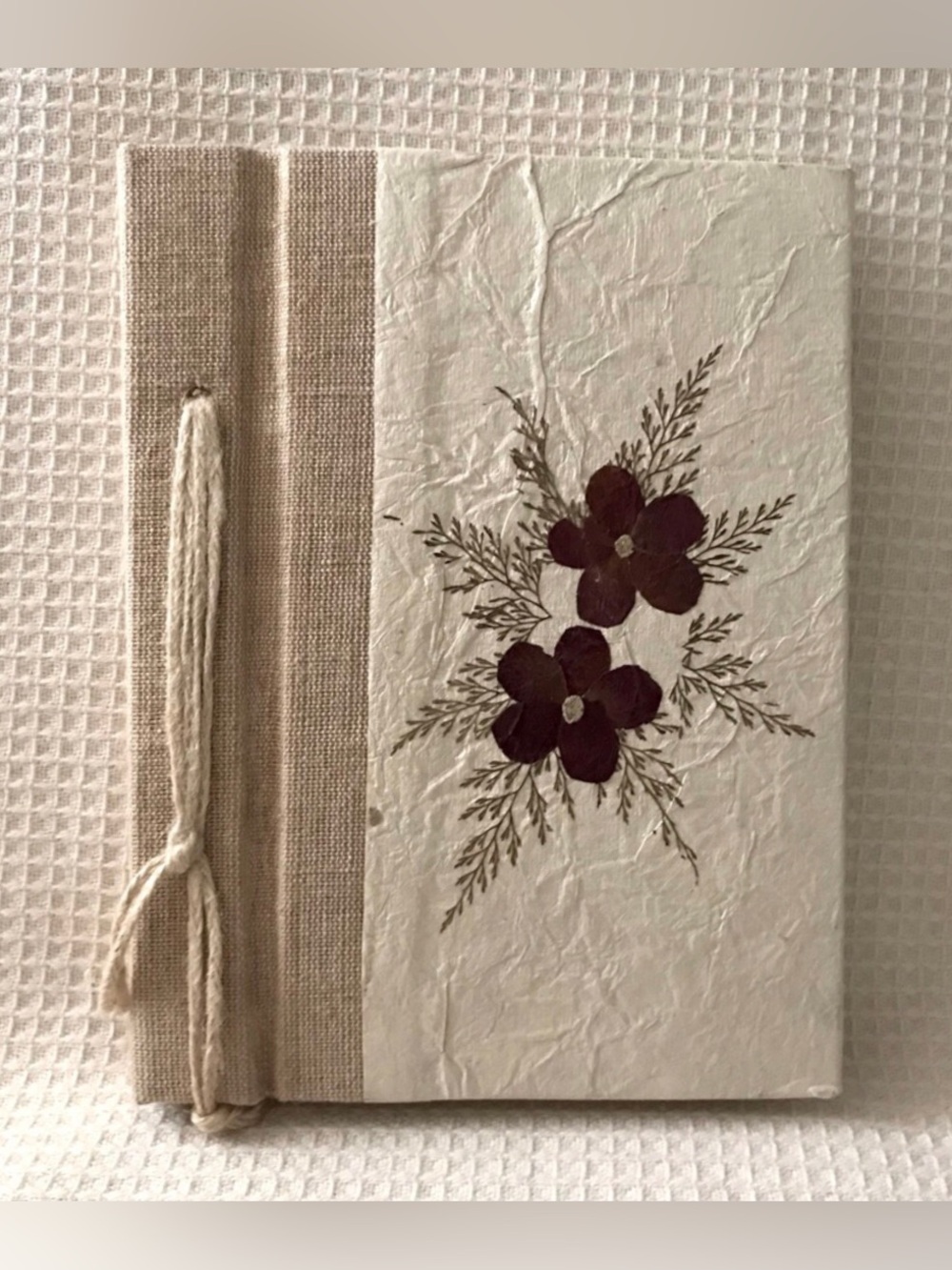 Handmade Pressed Flowers Journal